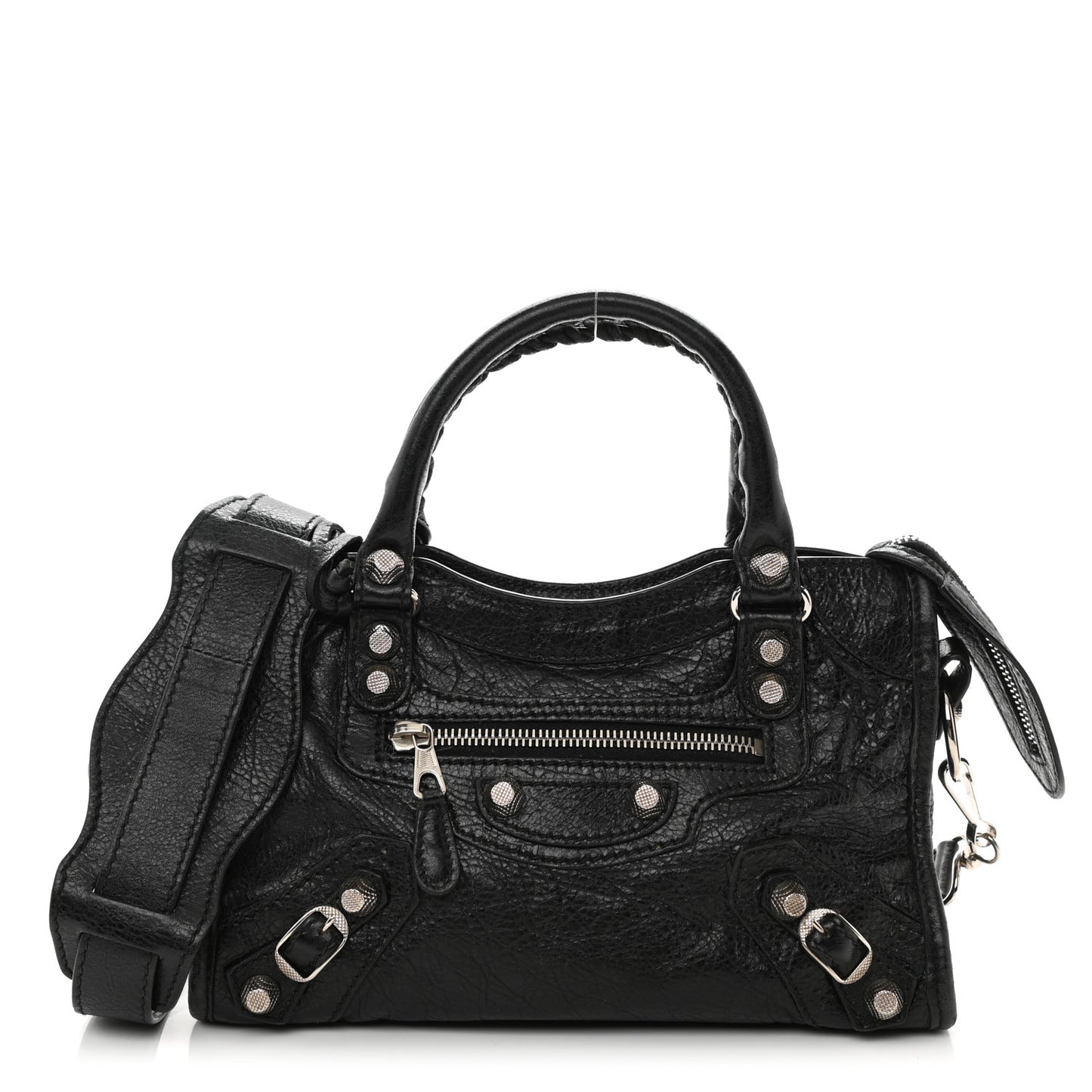 Agneau Giant 12 Silver Hardware Mini City Black