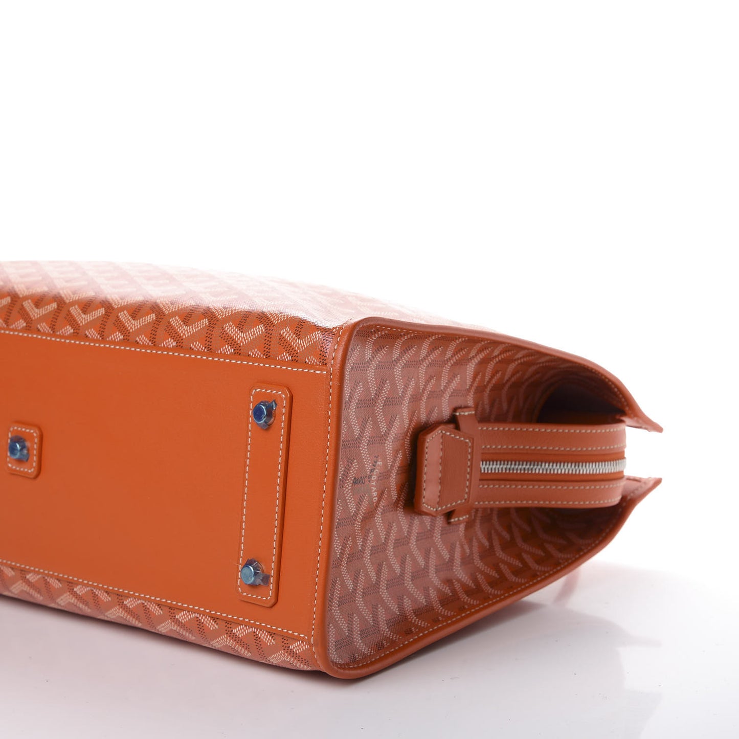 Goyardine Marquises Tote Orange