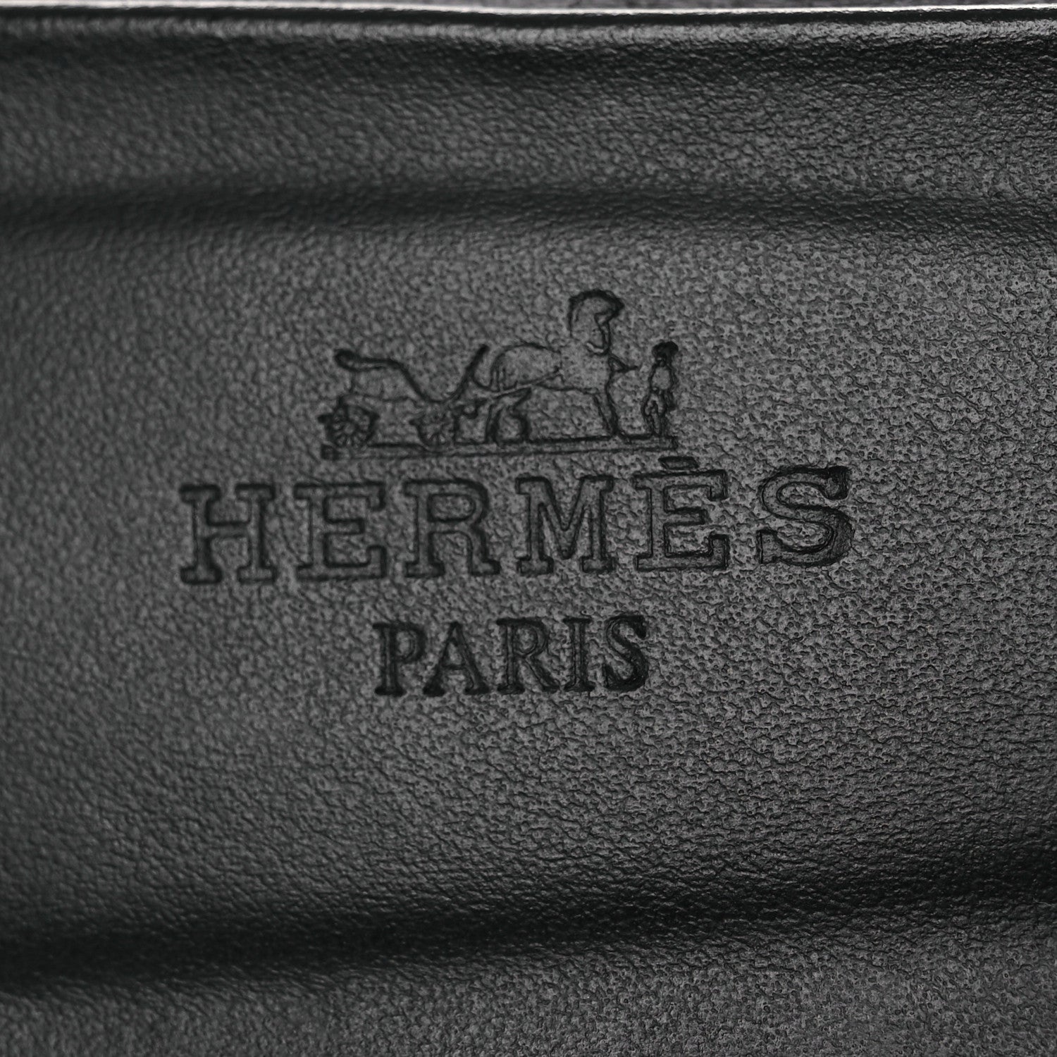 Hermes Box Calfskin Oran Sandals 37 Black 9 of 12