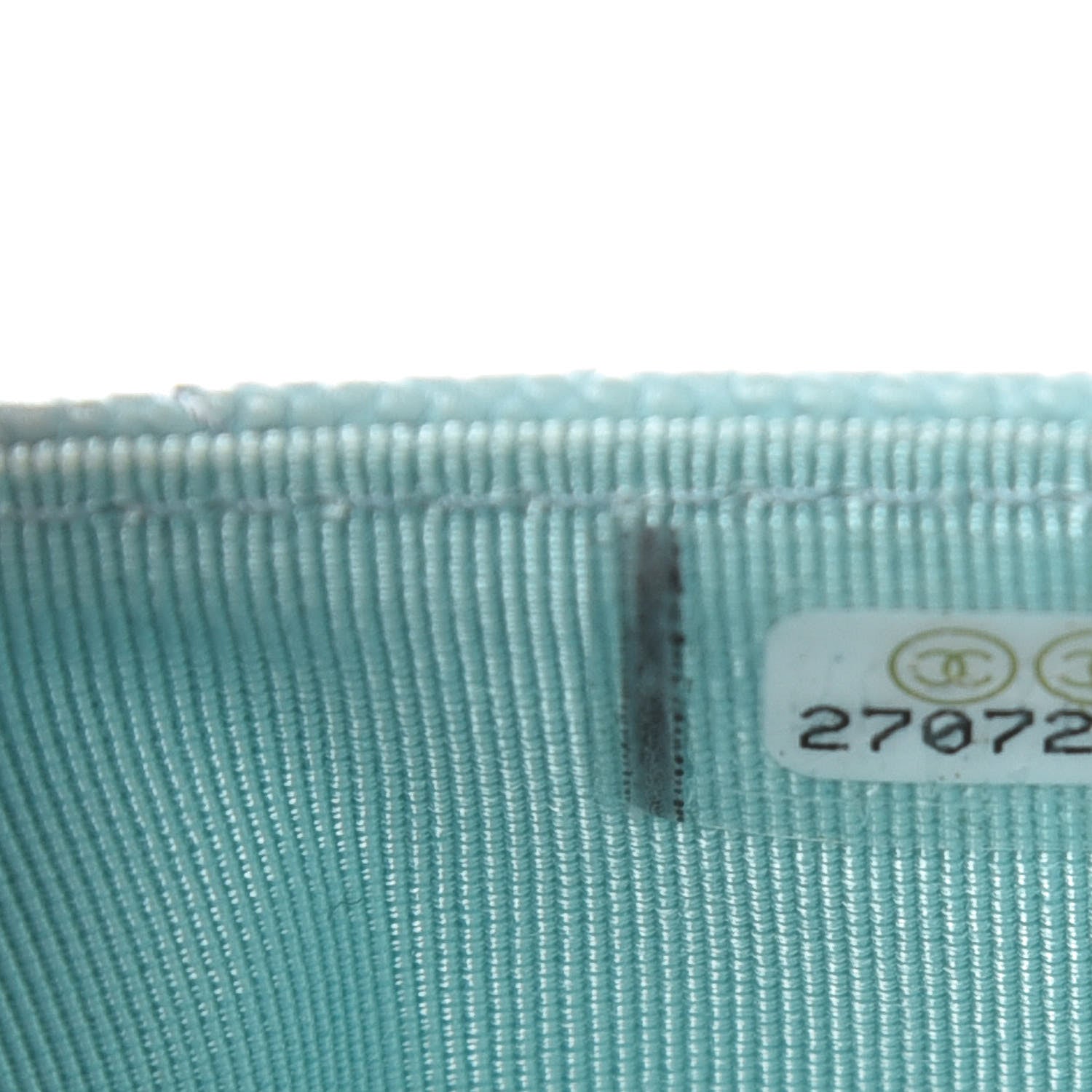 Chanel Caviar Quilted Card Holder Light Blue 8 of 9