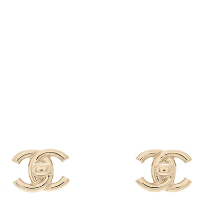 Chanel Metal CC Turnlock Earrings Gold 1 of 5