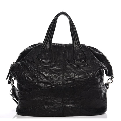 Givenchy Wrinkled Lambskin Medium Nightingale Black 1 of 16