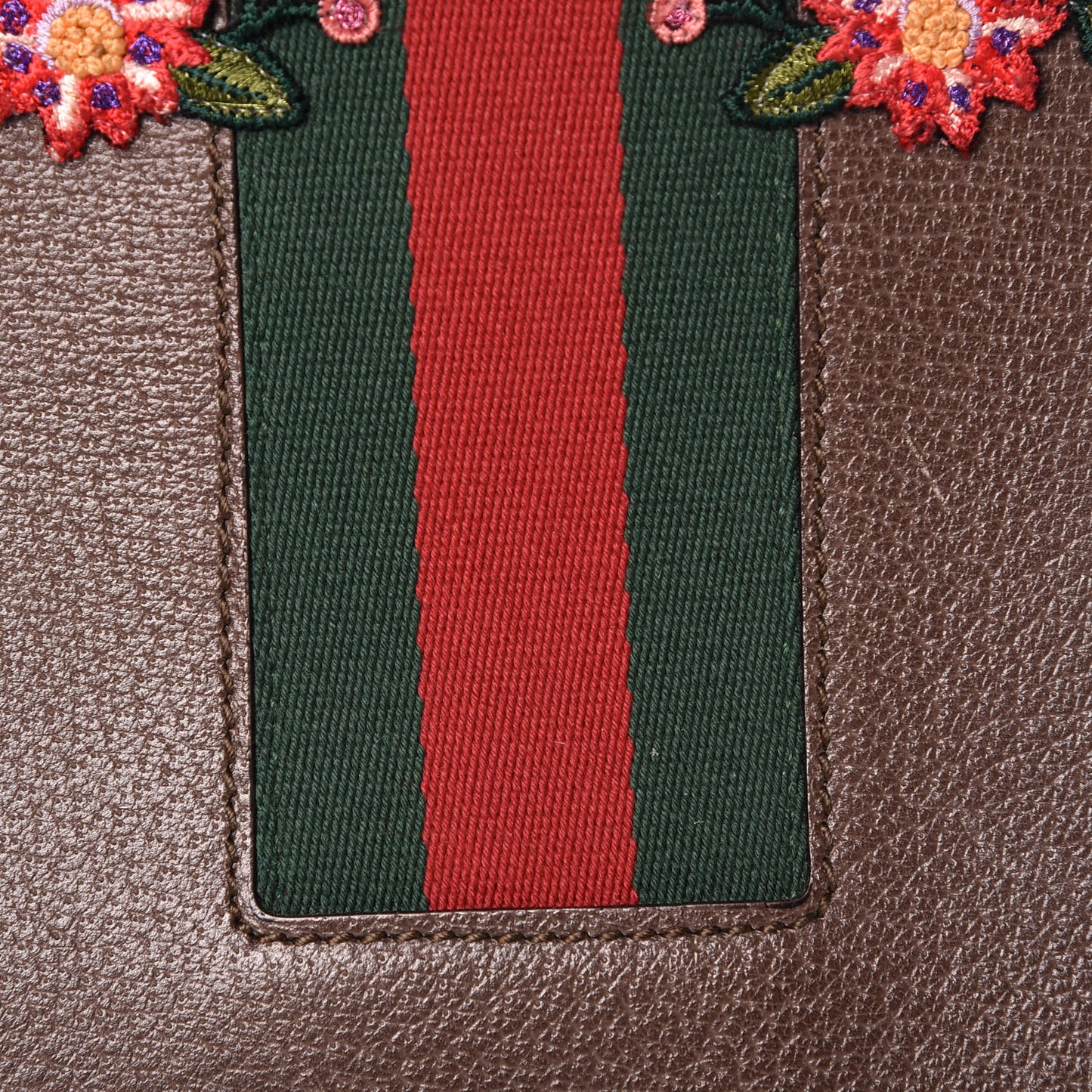 Calfskin Web Owl Embroidered Medium Dionysus Shoulder Bag New Acero Multicolor