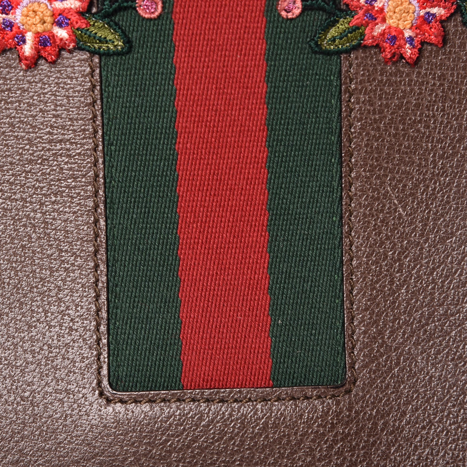 Gucci Calfskin Web Owl Embroidered Medium Dionysus Shoulder Bag New Acero Multicolor 16 of 17