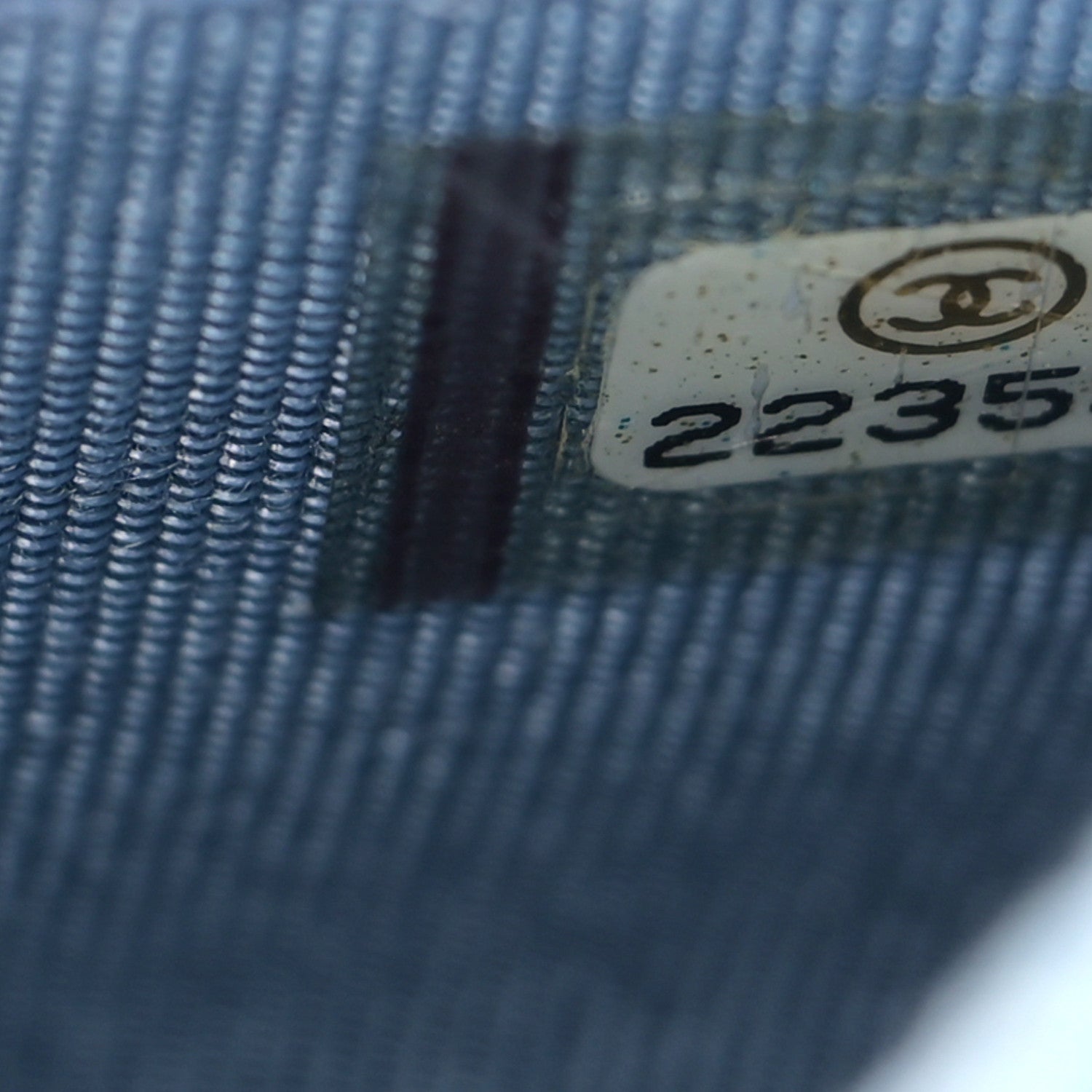 Chanel Denim Quilted Reissue Wallet On Chain WOC Blue 8 of 11