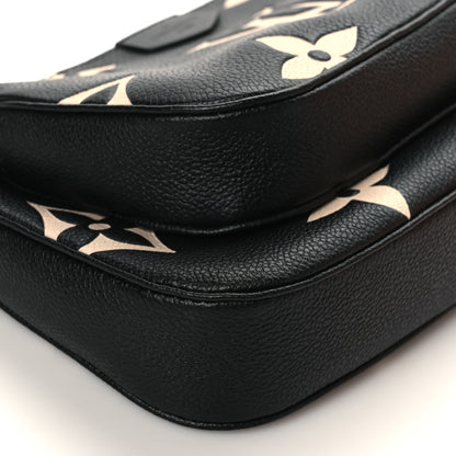 Louis Vuitton Empreinte Monogram Giant Multi Pochette Accessories Black Beige 9 of 11