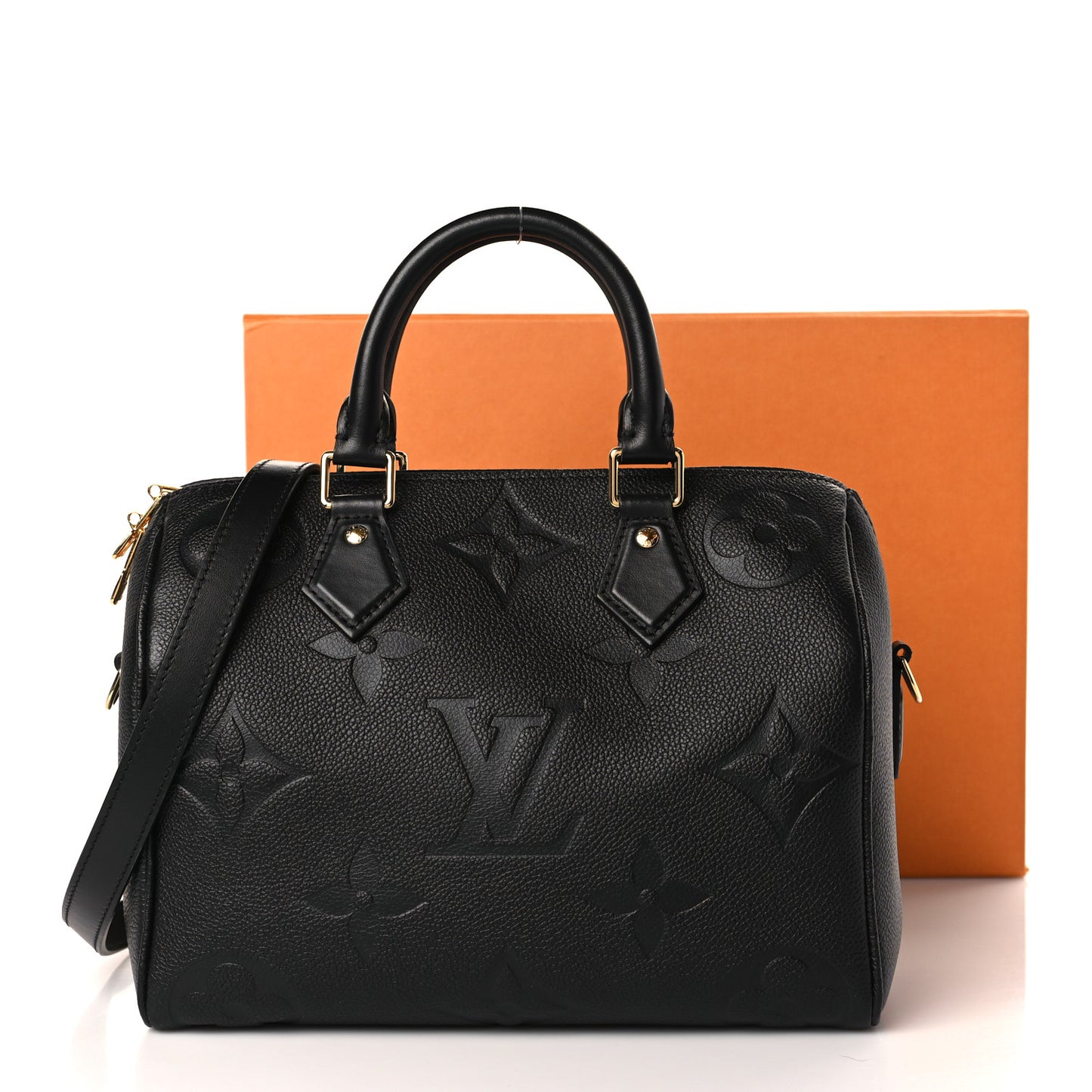 Empreinte Monogram Giant Speedy Bandouliere 25 Black