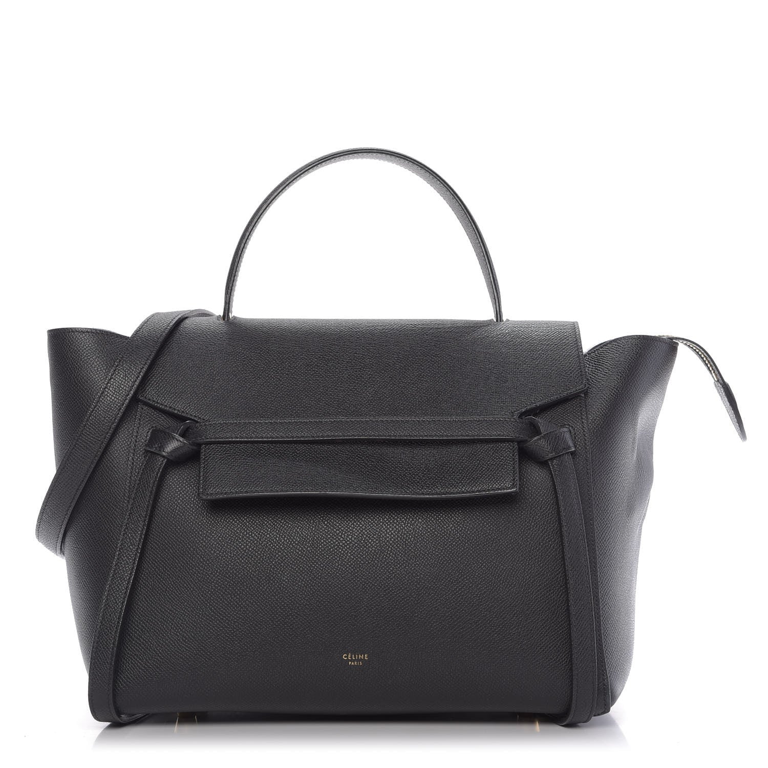 Celine Grained Calfskin Mini Belt Bag Black 1 of 14