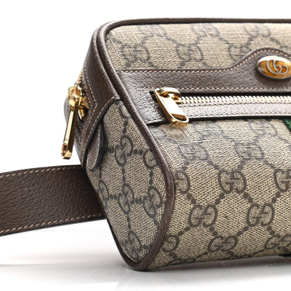 Gucci GG Supreme Monogram Web Small Ophidia Belt Bag 75 30 Dark Brown 9 of 10