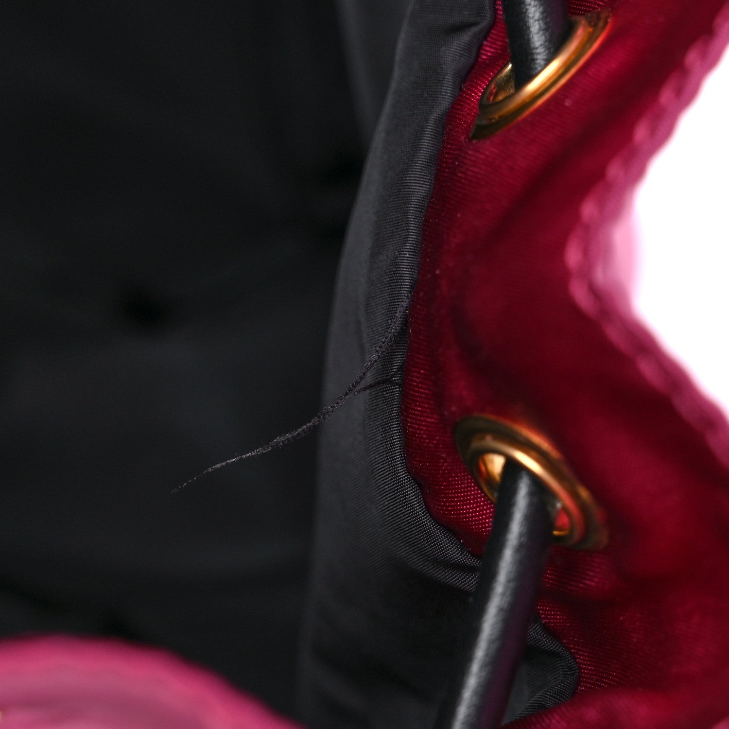 Versace Nylon Medusa Bucket Bag Dahlia Black 10 of 10