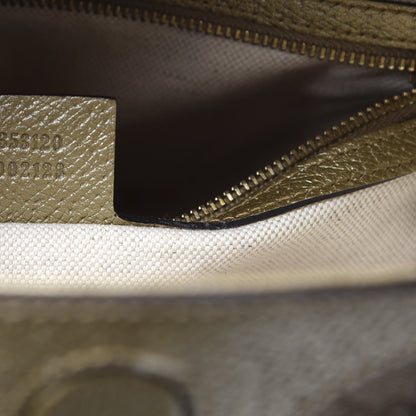 Gucci Monogram Medium Bree Foldover Tote Golden Beige 8 of 10