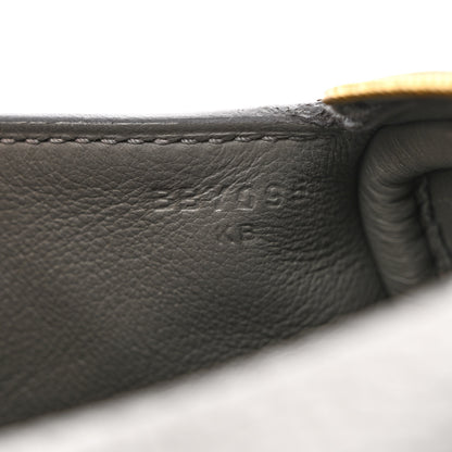 Hermes Taurillon Clemence Mini Lindy 20 Gris Meyer 7 of 11