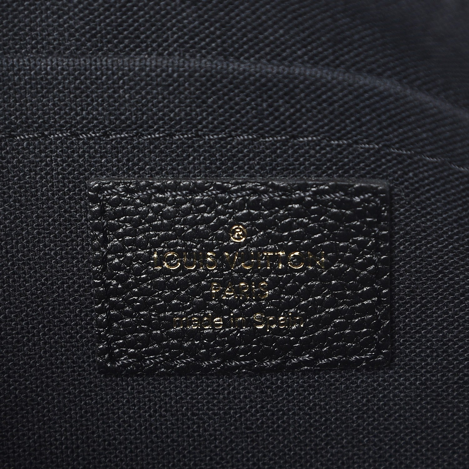 Louis Vuitton Monogram Pallas Clutch Black 6 of 7