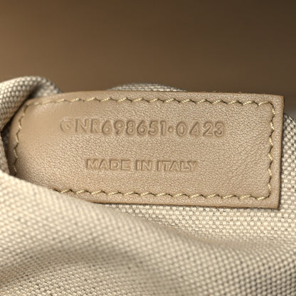 Saint Laurent Nubuck Suede Quilted Maxi Icare Shopping Tote Beige 9 of 13