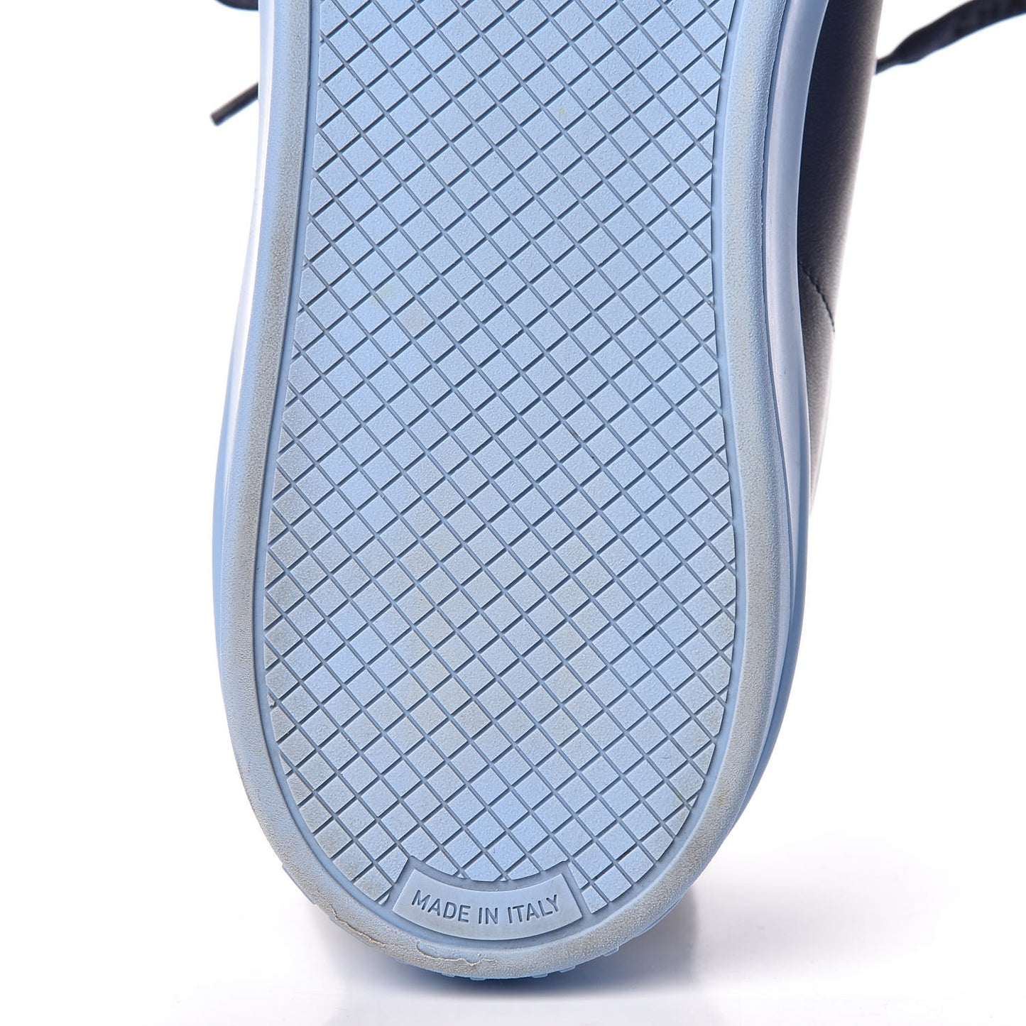 Calfskin Mens Sneakers 46 Navy