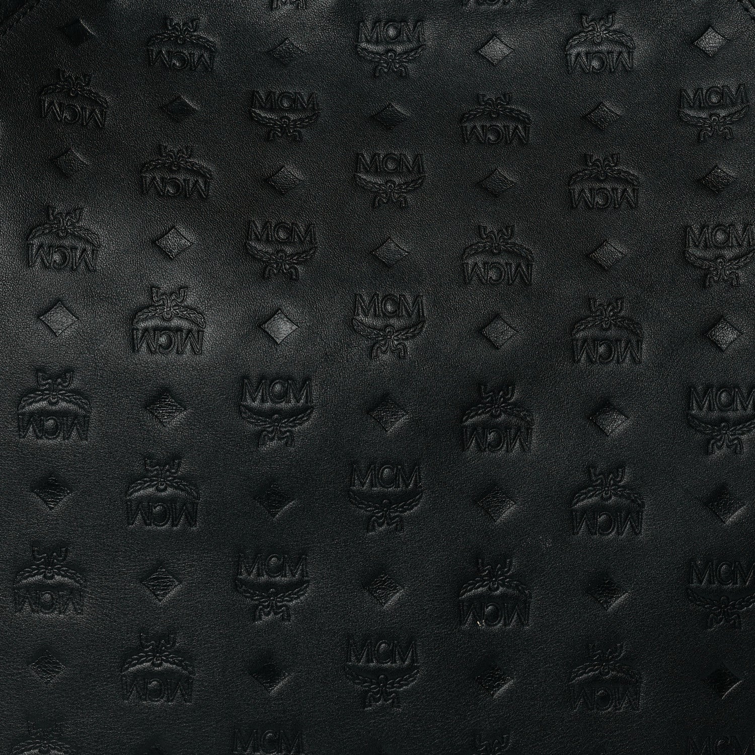 MCM Calfskin Ottomar Monogram Medium Klara Hobo Black 8 of 11
