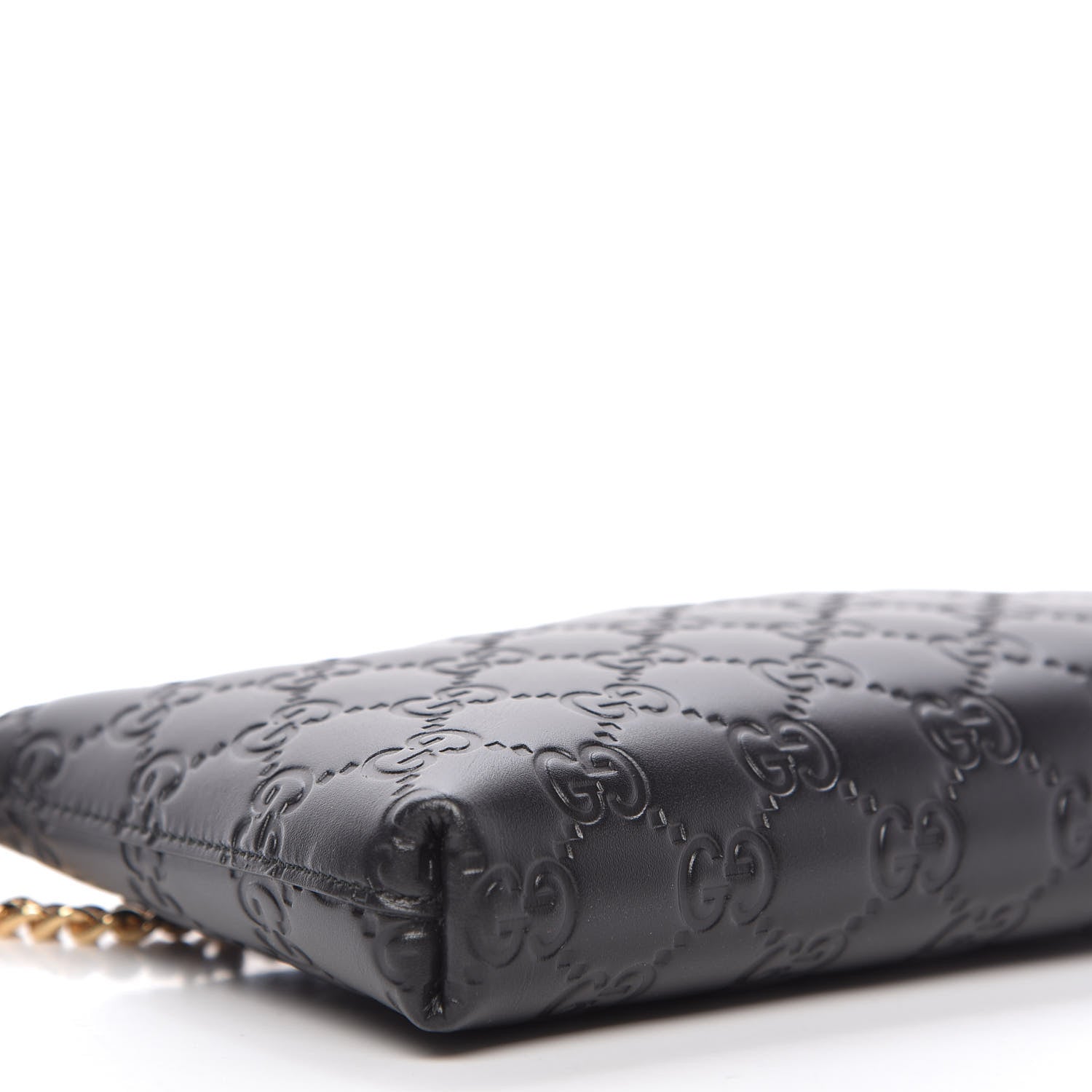 Gucci Guccissima Signature Wrist Wallet Black 6 of 8