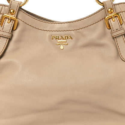 Prada Calfskin Medium Tote Beige 7 of 9