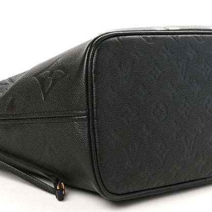 Louis Vuitton Empreinte Monogram Giant Neverfull MM Black 10 of 11