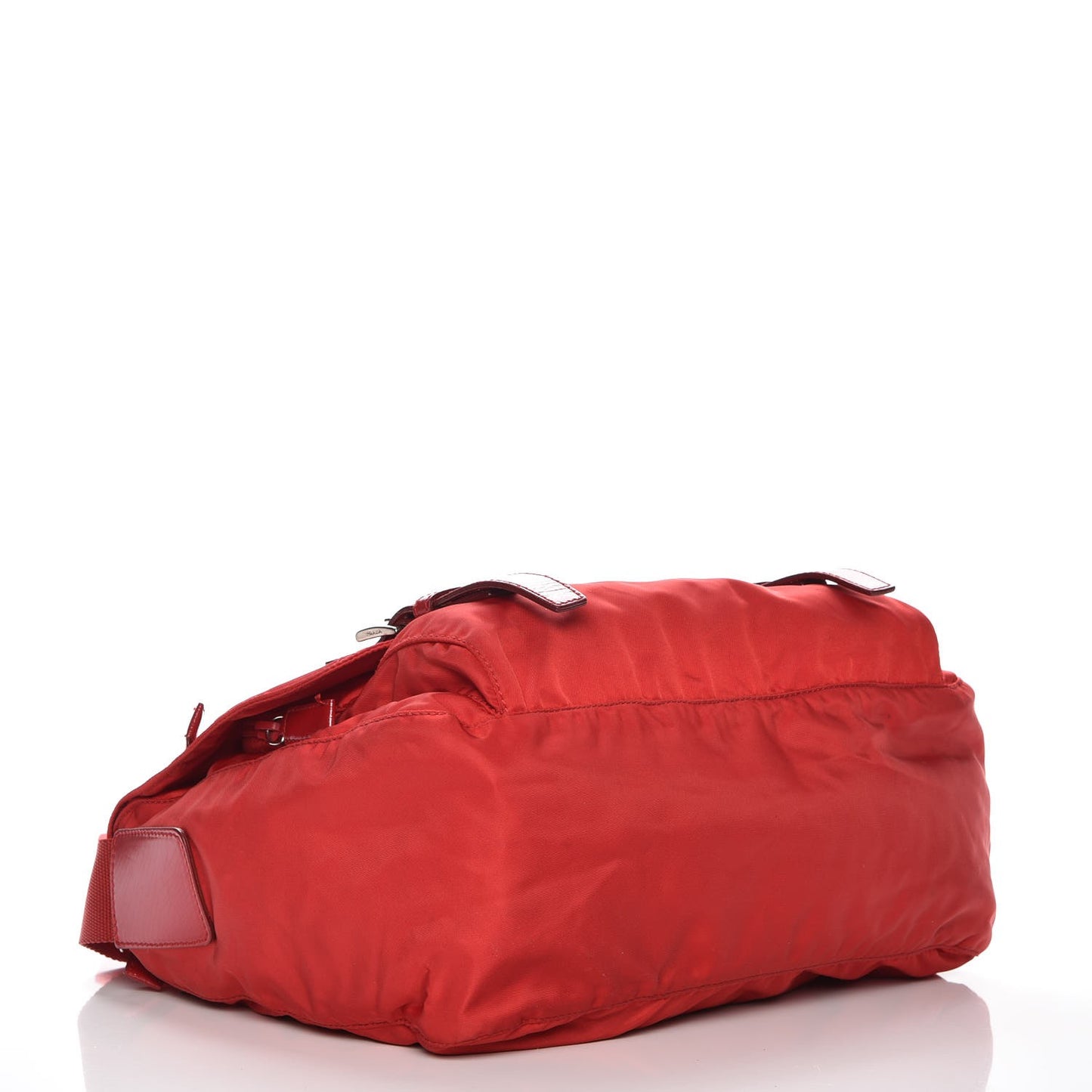 Nylon Vela Messenger Bag Red