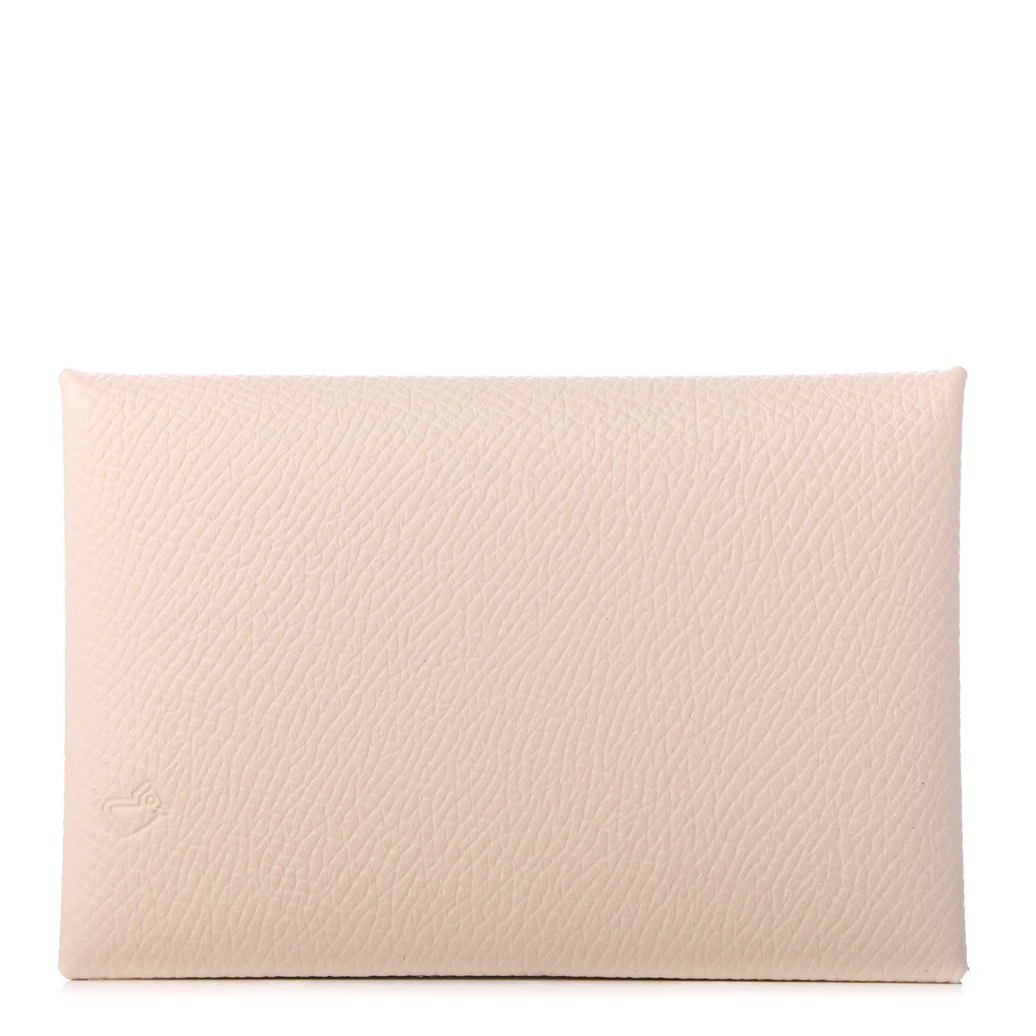Hermes Epsom Horseshoe Calvi Card Case Craie Jaune Ambre 1 of 9