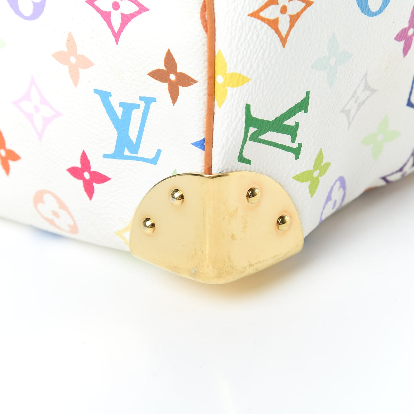 Monogram Multicolor Speedy 30 White