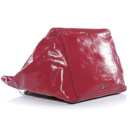 Saint Laurent Medium Patent Downtown Fuchsia 4 of 7