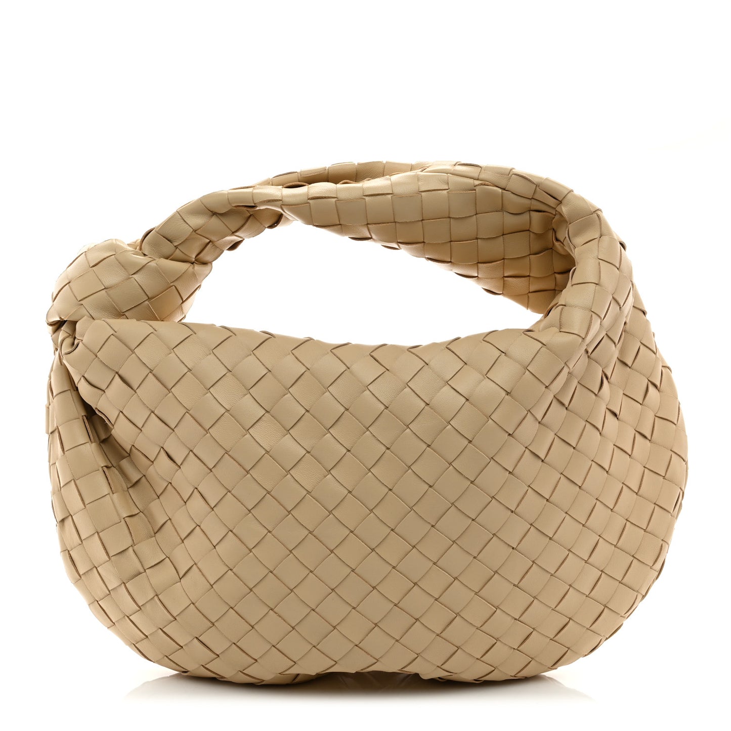 Nappa Intrecciato Teen Jodie Hobo Porridge