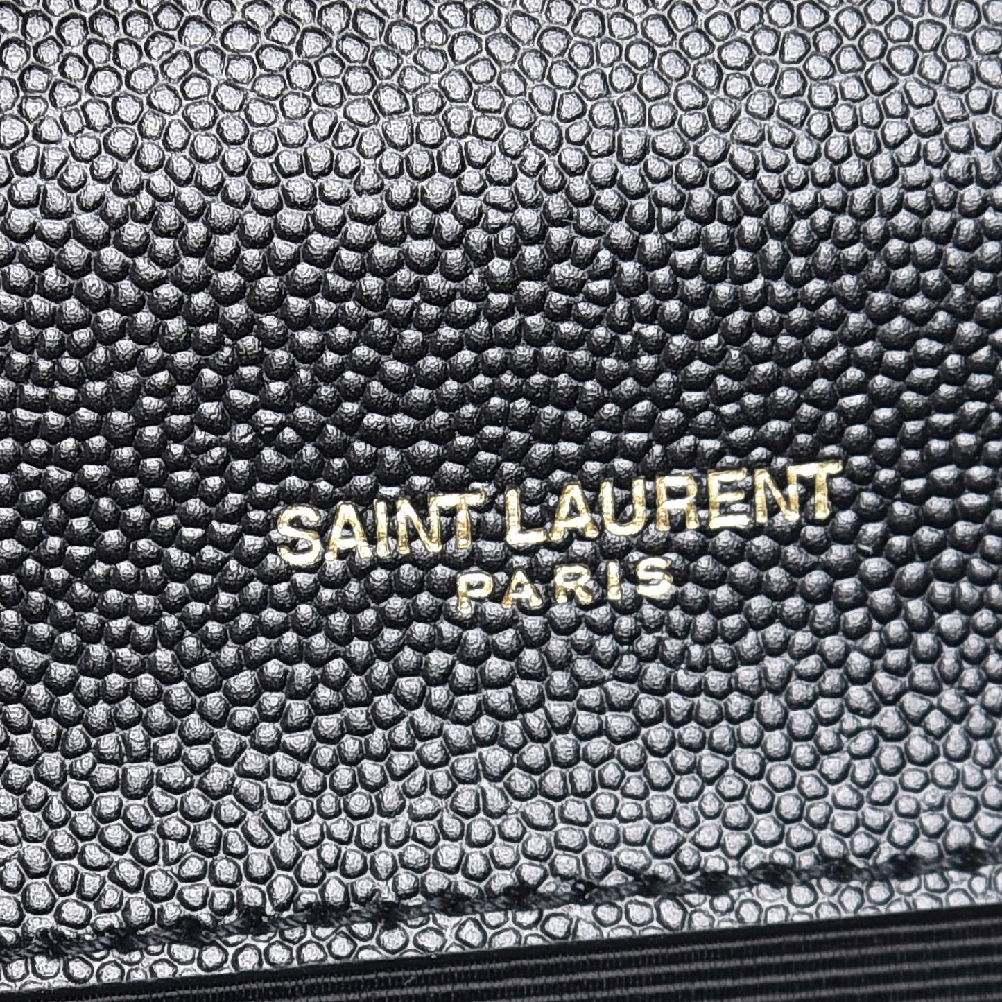 Grain De Poudre Textured Mixed Matelasse Triquilt Medium Monogram Satchel Black