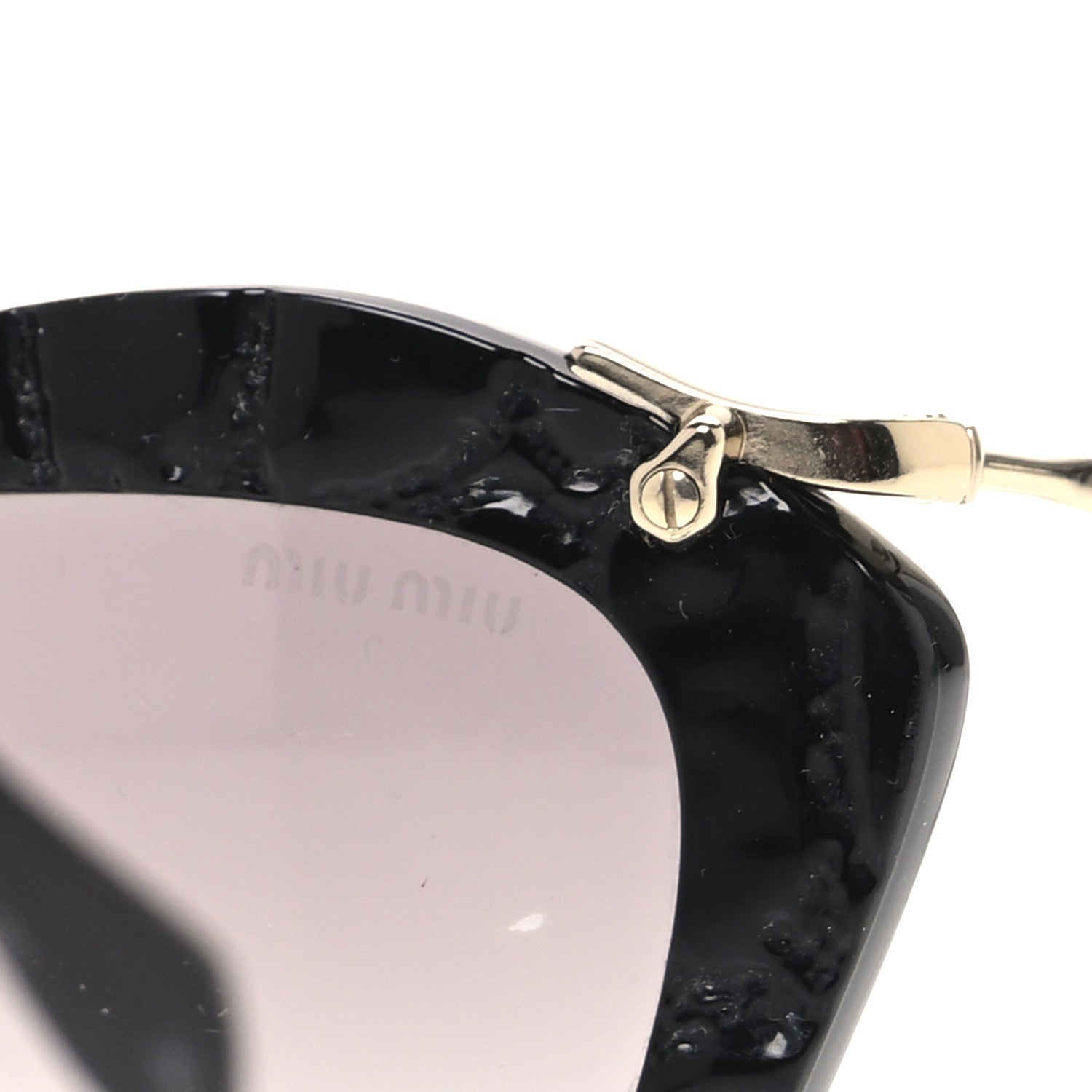Miu Miu Acetate Cat Eye Sunglasses SMU10N Black 1761638 – FASHIONPHILE
