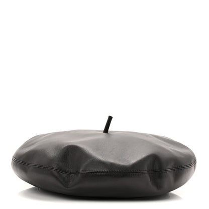 Christian Dior Lambskin D-Dream Beret 57 Black 3 of 8