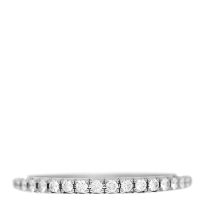 Tiffany 18K White Gold Diamond Metro Band Ring 47 4 1 of 4