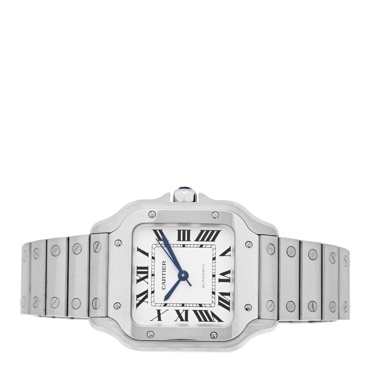 Cartier Stainless Steel 35mm Santos de Cartier Automatic Watch 2 of 5