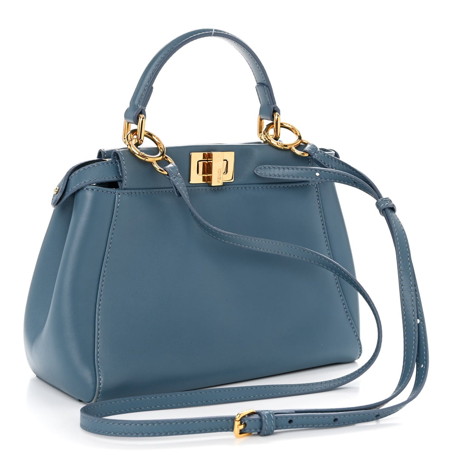 Nappa Mini Peekaboo Iconic Satchel Blue