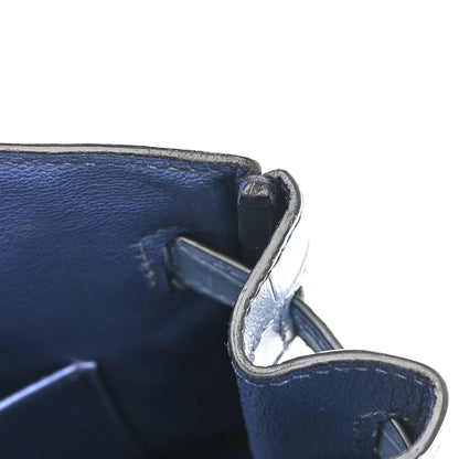 Hermes Matte Niloticus Crocodile Birkin 30 Bleu Ciel 36 of 45