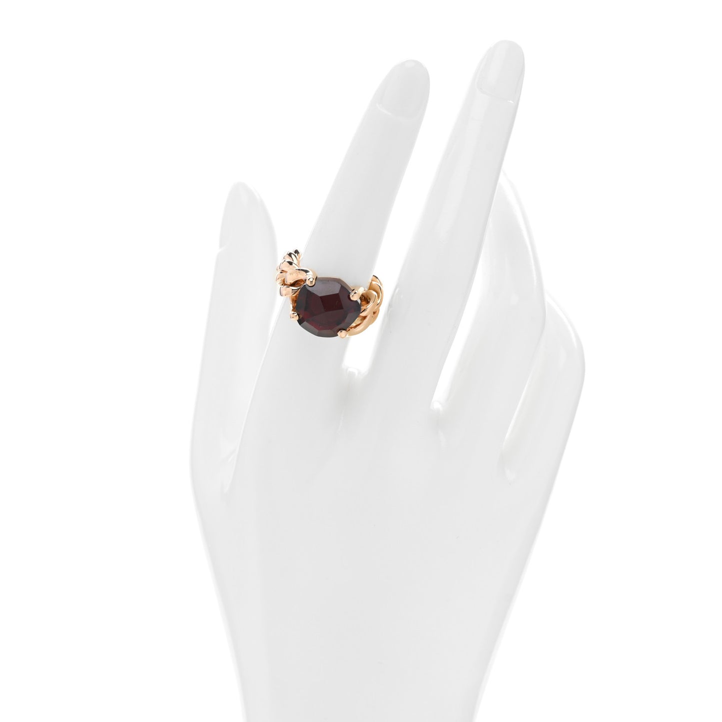 18K Rose Gold Garnet Lola Ring 52 6