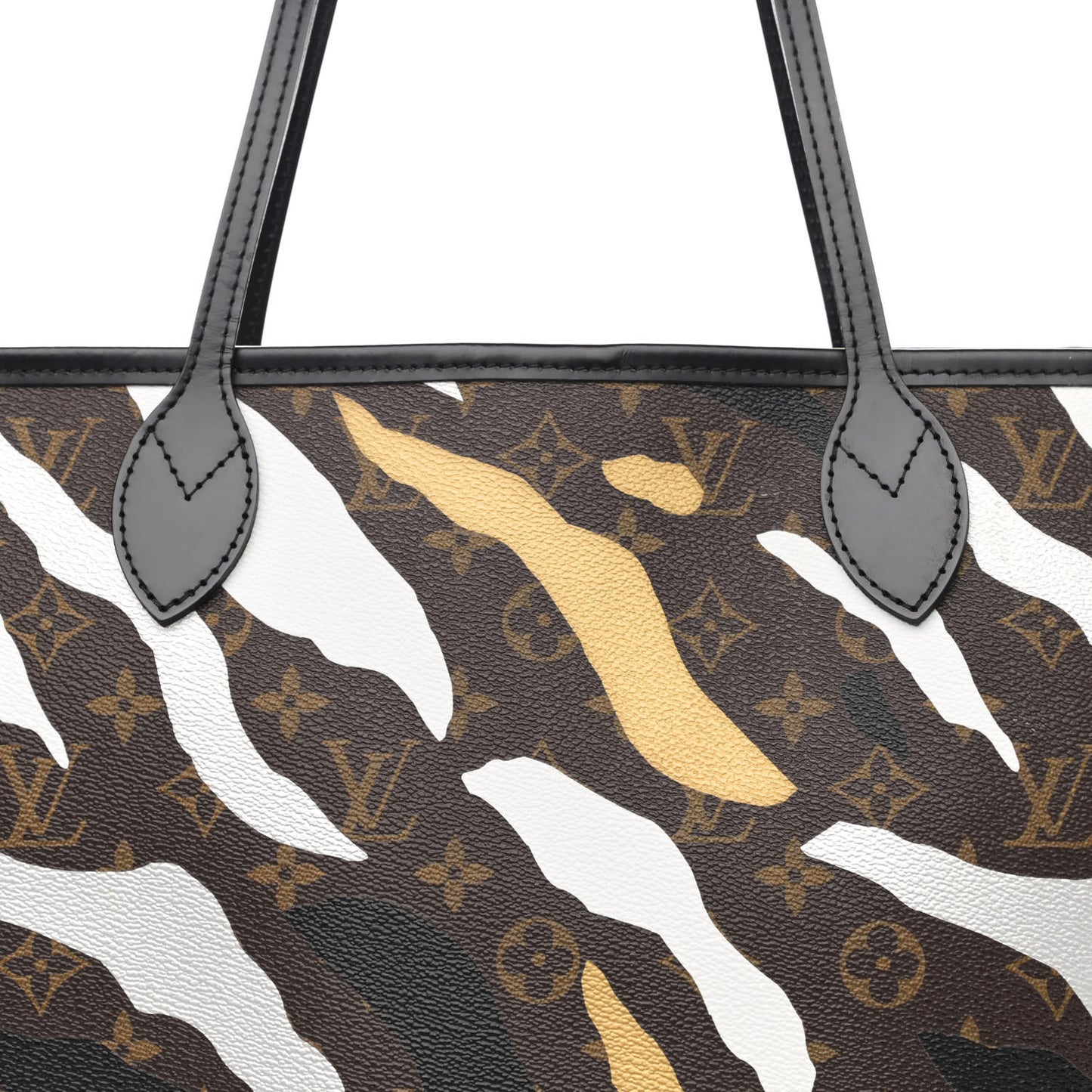 X LOL Monogram Neverfull MM Gold Silver
