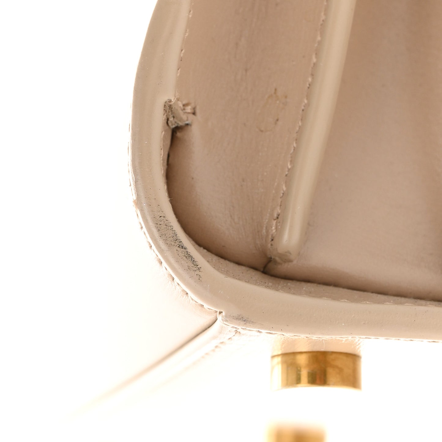 Smooth Calfskin Nano Sac De Jour Dark Beige