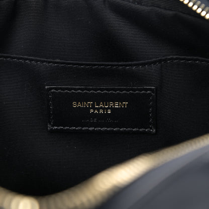 Saint Laurent Calfskin Matelasse Monogram Lou Camera Bag Navy 5 of 9