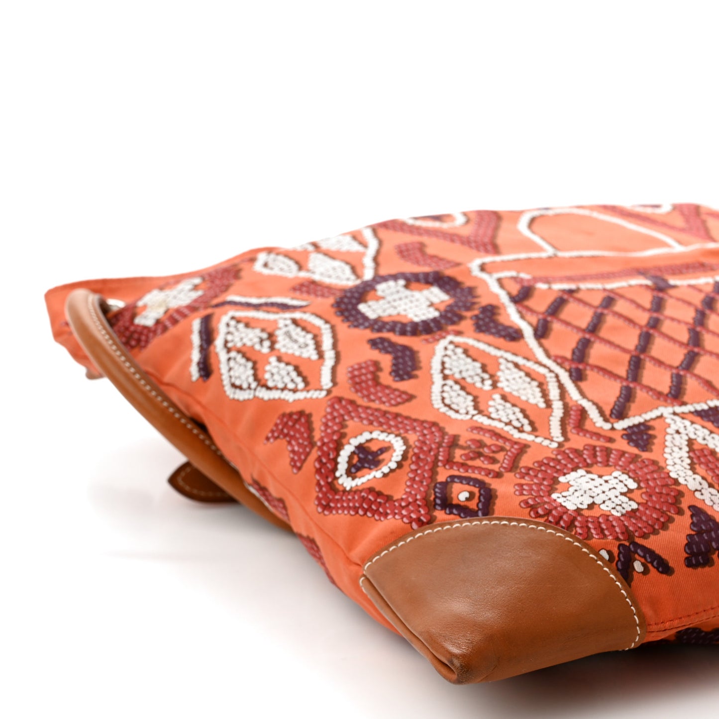 Silk Barenia Kelly En Perles Silky City 33 Bag Fauve Orange Anthracite Frambroise