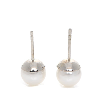Christian Dior Mise En Dior Tribal Earrings Matte Black Pearl 4 of 5