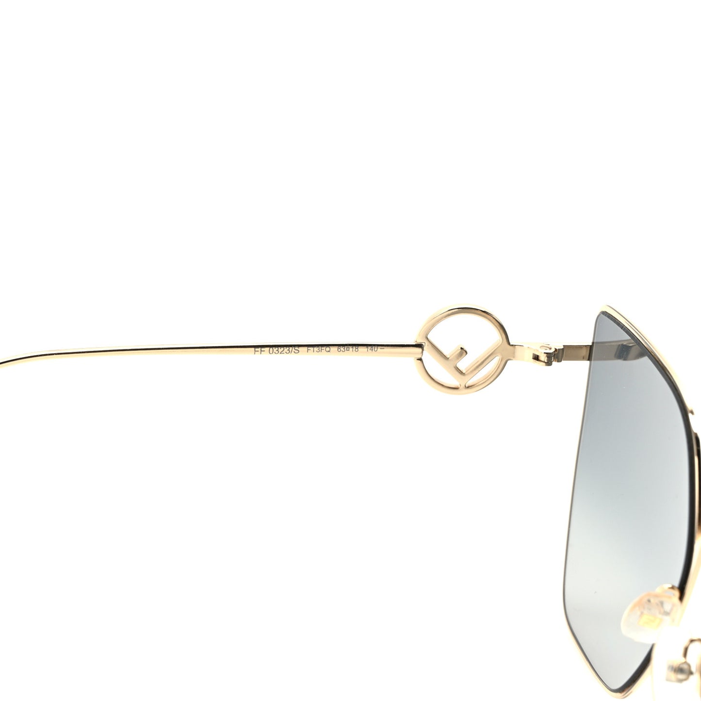 Metal F is Fendi Sunglasses FF 0323/S Gold