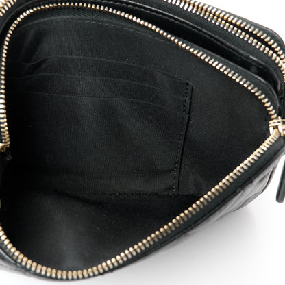 Chanel Lambskin Quilted Pearl Clutch With Chain Black 7 of 13