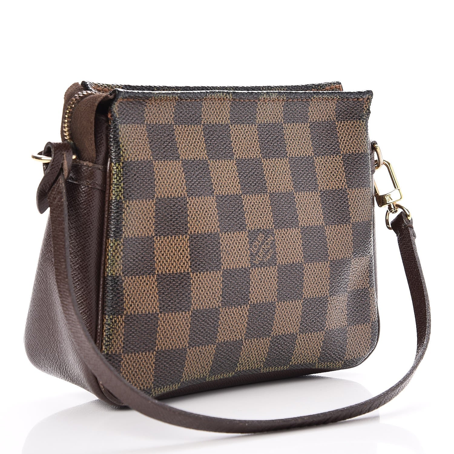 Louis Vuitton Damier Ebene Trousse Make Up Bag Pochette 3 of 8