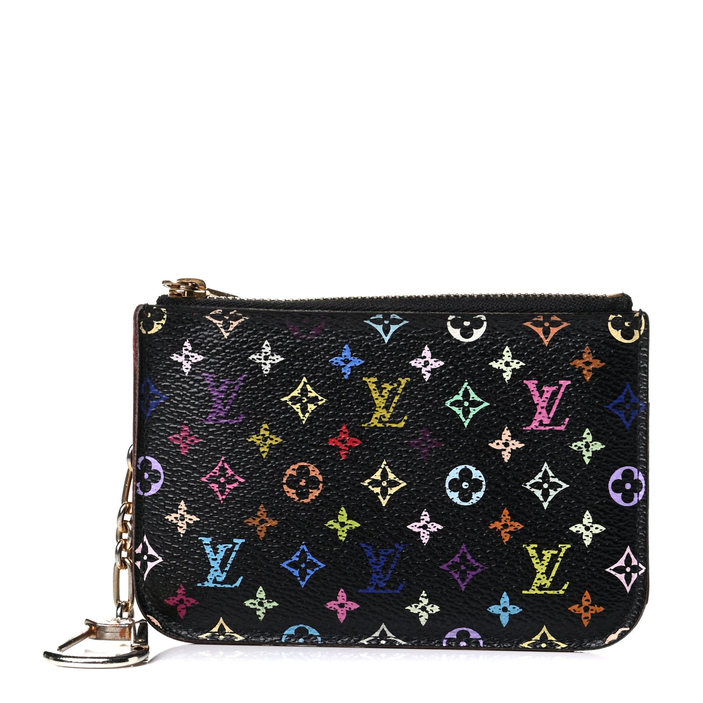 Monogram Multicolor Key Pouch Black Grenade