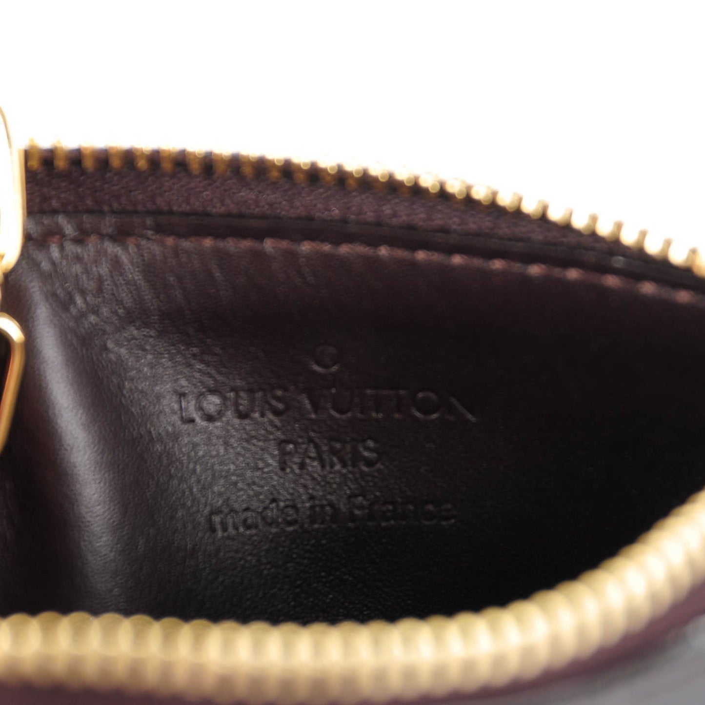 Vernis Key Pouch Amarante