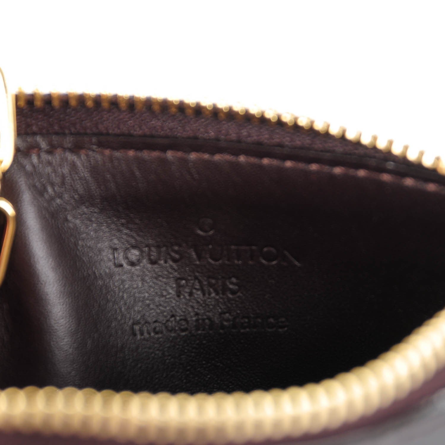 Louis Vuitton Vernis Key Pouch Amarante 7 of 7
