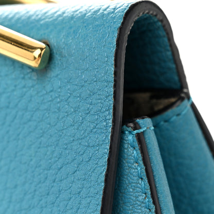 Chloe Grained Lambskin Drew Shoulder Bag Sky Blue 11 of 11