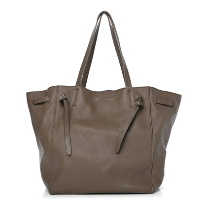 Celine Soft Grained Calfskin Small Belt Cabas Phantom Taupe 1 of 11