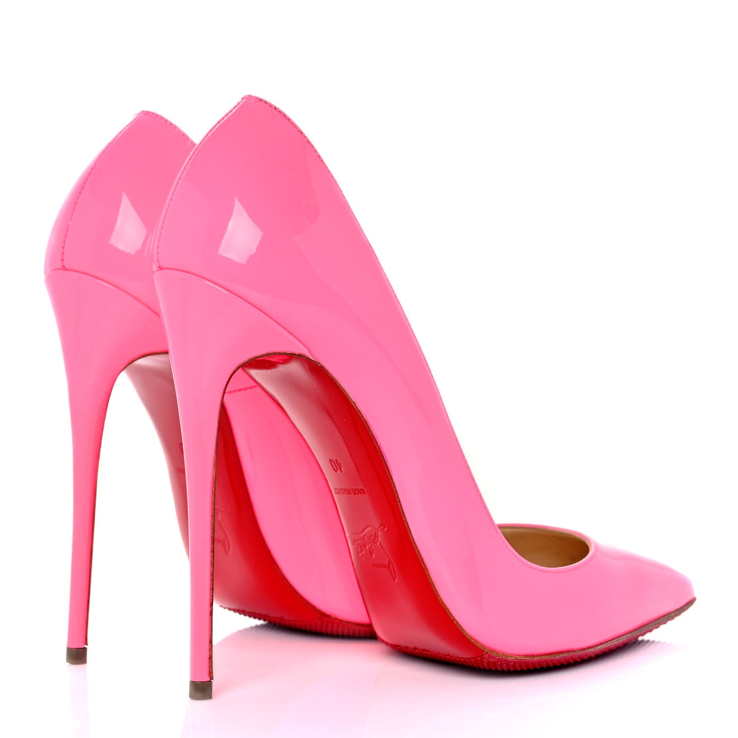 Christian Louboutin Patent So Kate 120 Pumps 40 Shocking Pink 4 of 8